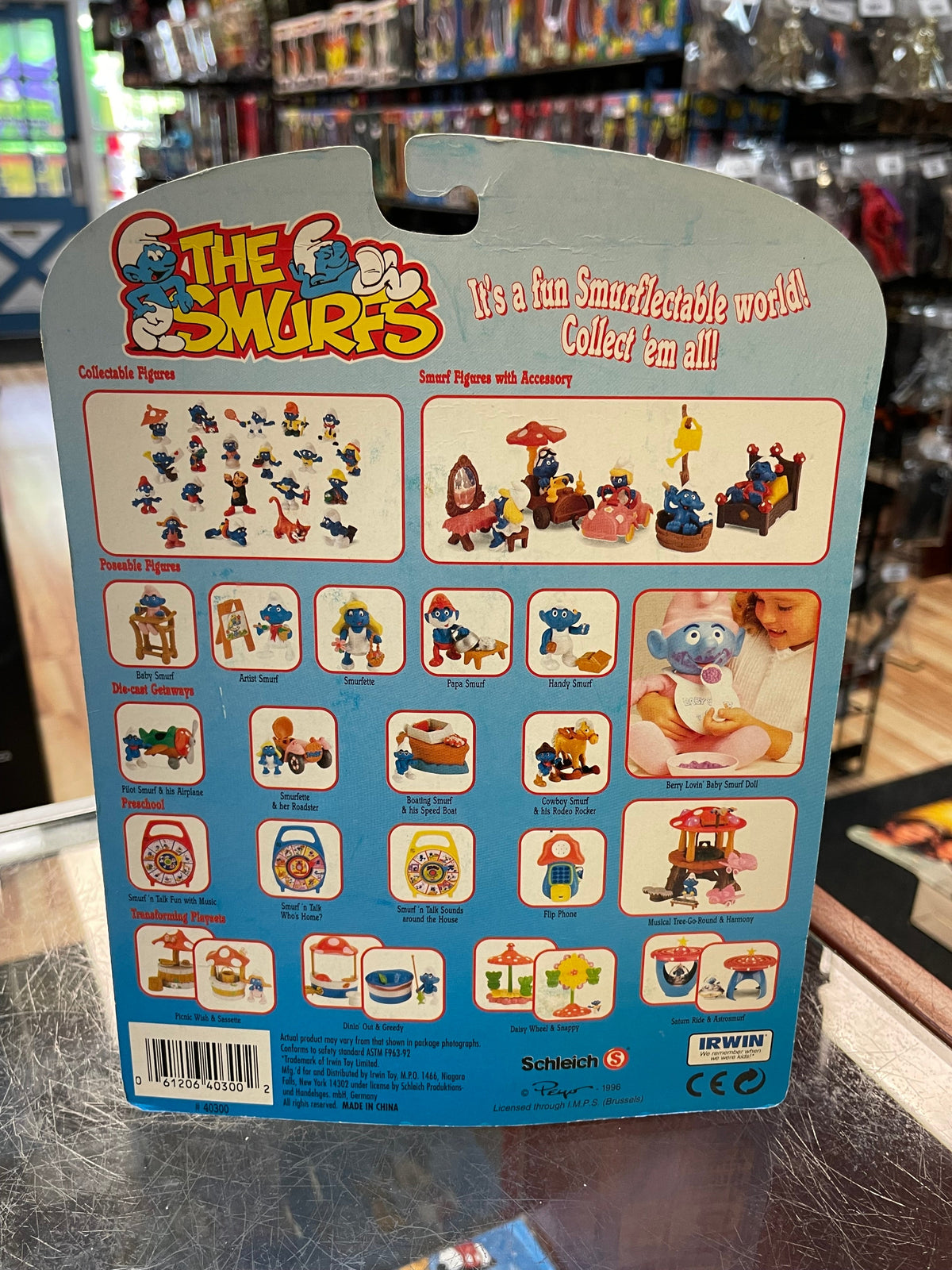 Papa Smurf (Vintage Smurfs, Schleich Peyo) **SEALED** product image 7, provided for visual reference and product detail
