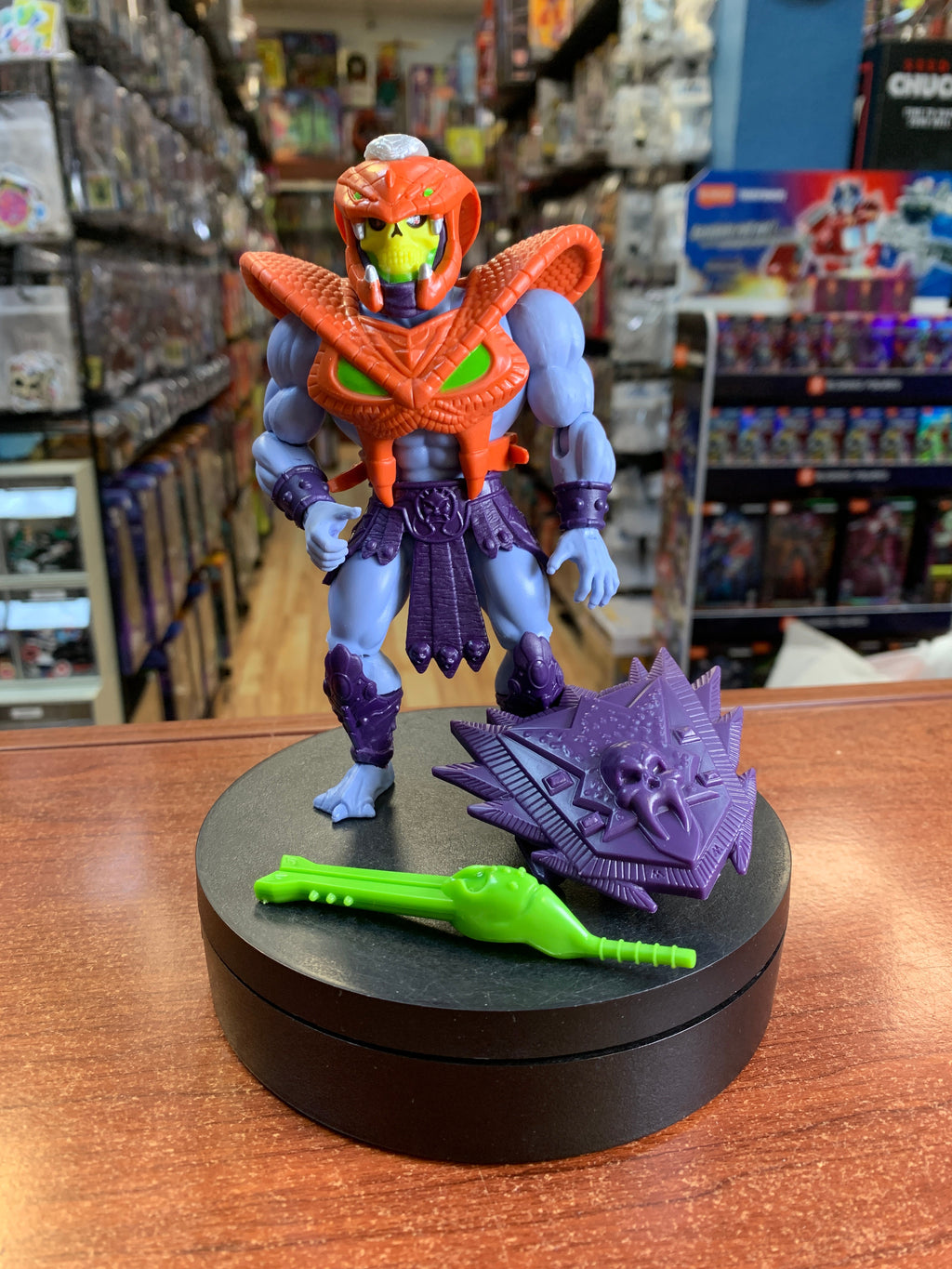 Snake Armor Skeletor (MOTU Origins, Mattel) **COMPLETE** product image 1, provided for visual reference and product detail