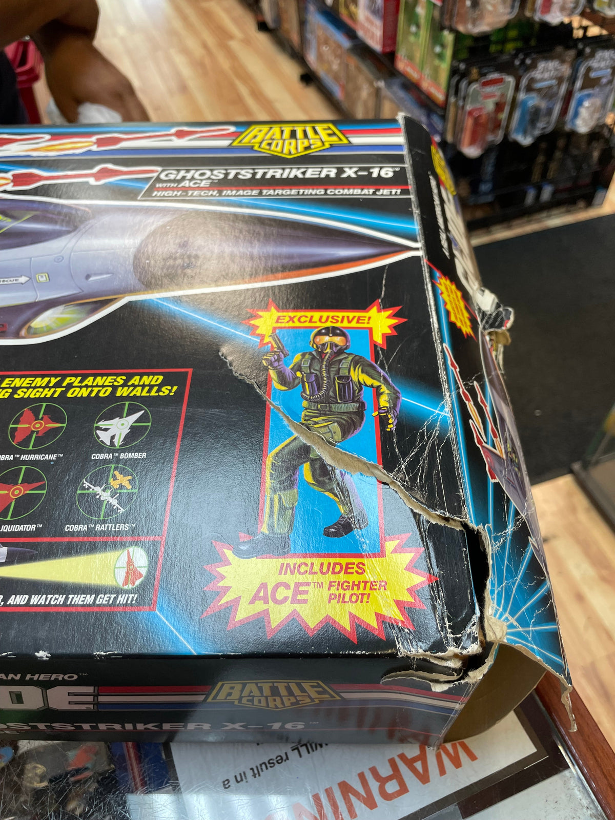 Ghoststriker X-16 with Box (Vintage GI Joe, Hasbro) **COMPLETE** product image 50, provided for visual reference and product