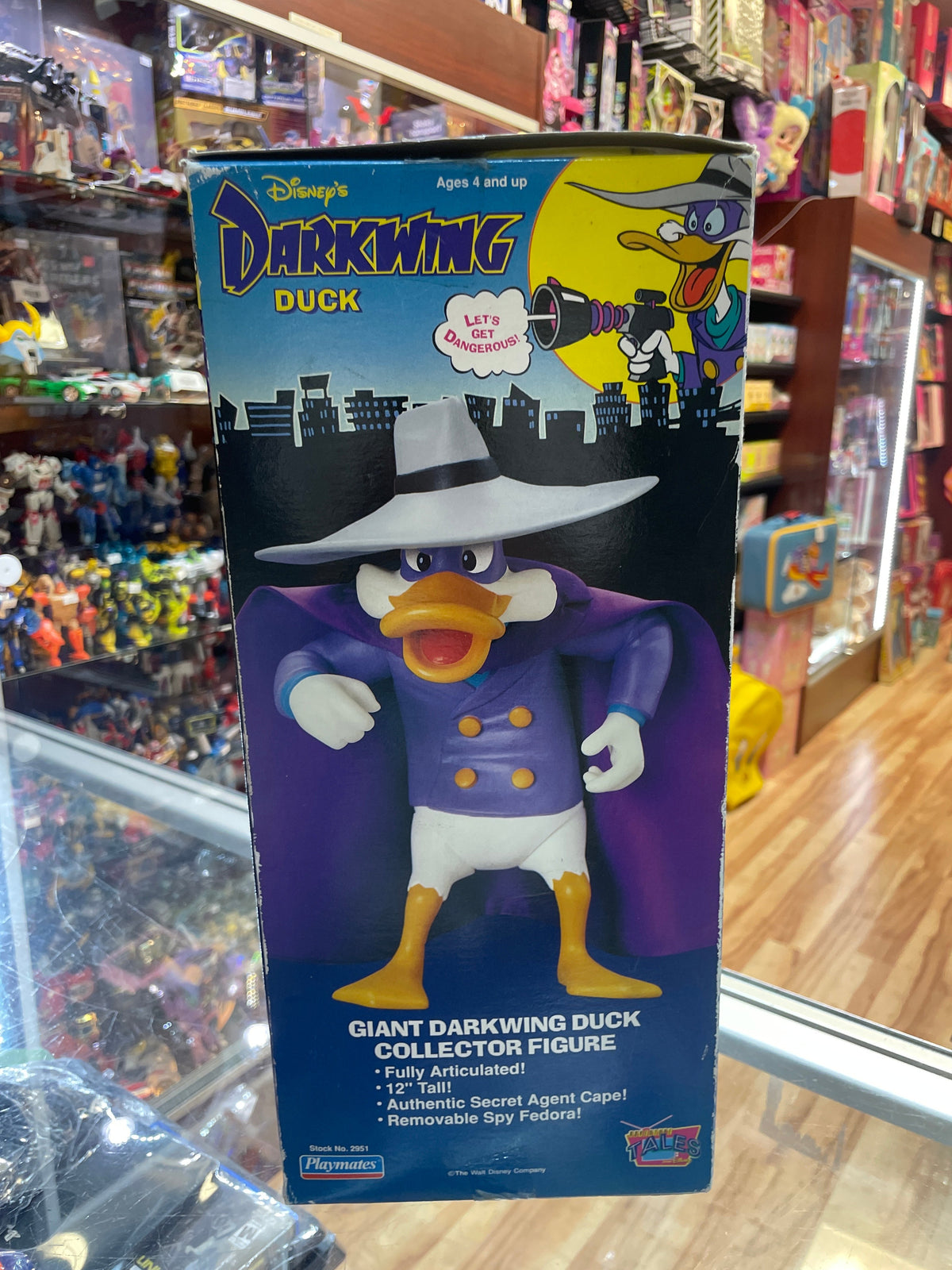 Darkwing Duck 12" (Vintage Disney, Playmates) **COMPLETE** product image 3, provided for visual reference and product detail