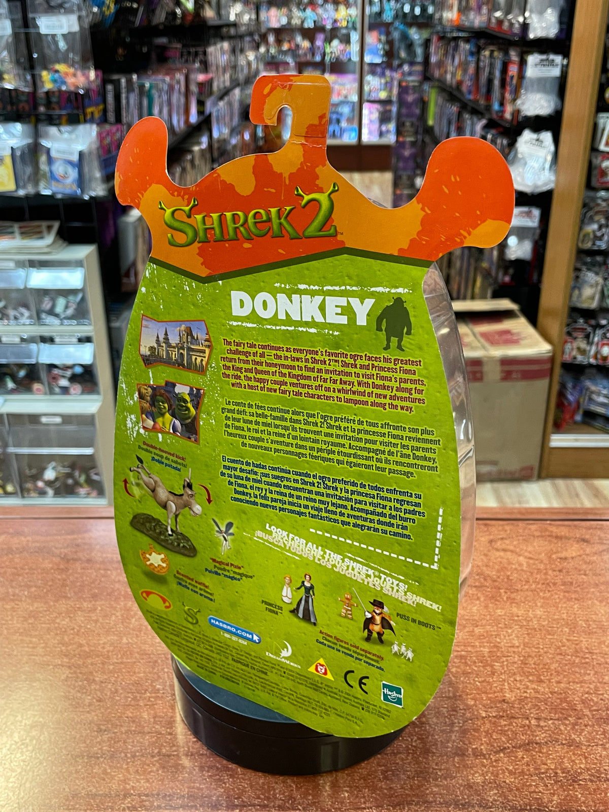Donkey with Tink (Vintage Shrek 2, Hasbro) **SEALED** product image 6, provided for visual reference and product detail