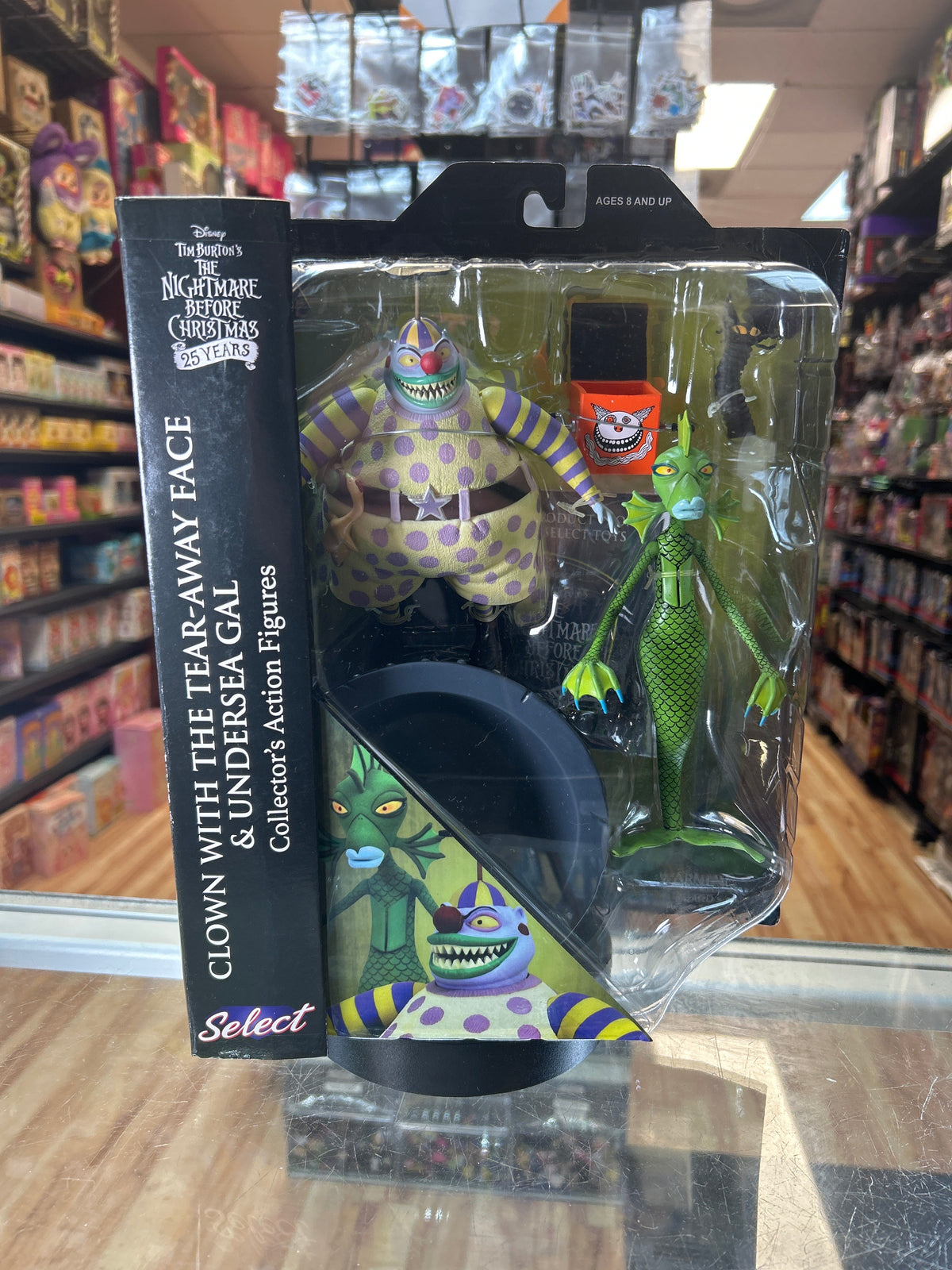 Clown & UnderSea Gal (The nightmare before Christmas, Diamond Select) product image 1, provided for visual reference and