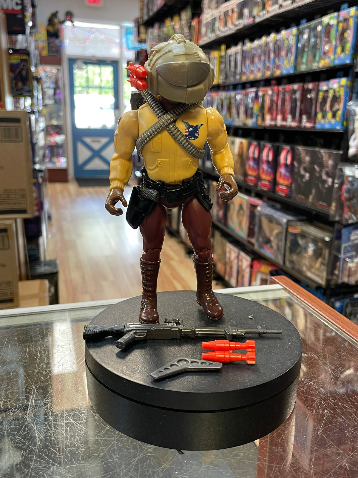 Turbo Eddie Hayes (Vintage Rambo, Coleco) **COMPLETE** product image 1, provided for visual reference and product detail