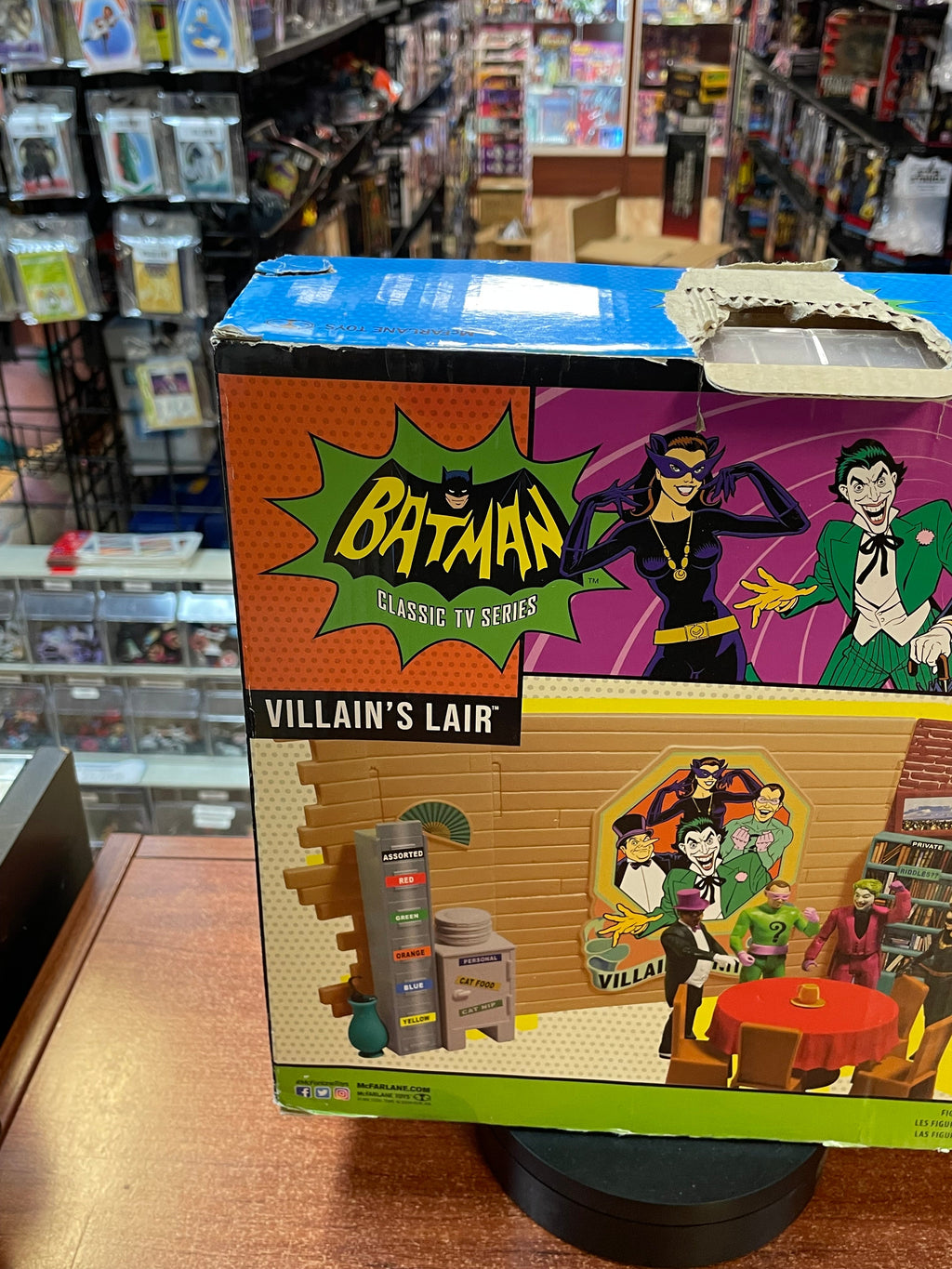 Villains Lair (Mattel, Batman Classic TV) **SEALED** product image 3, provided for visual reference and product detail review