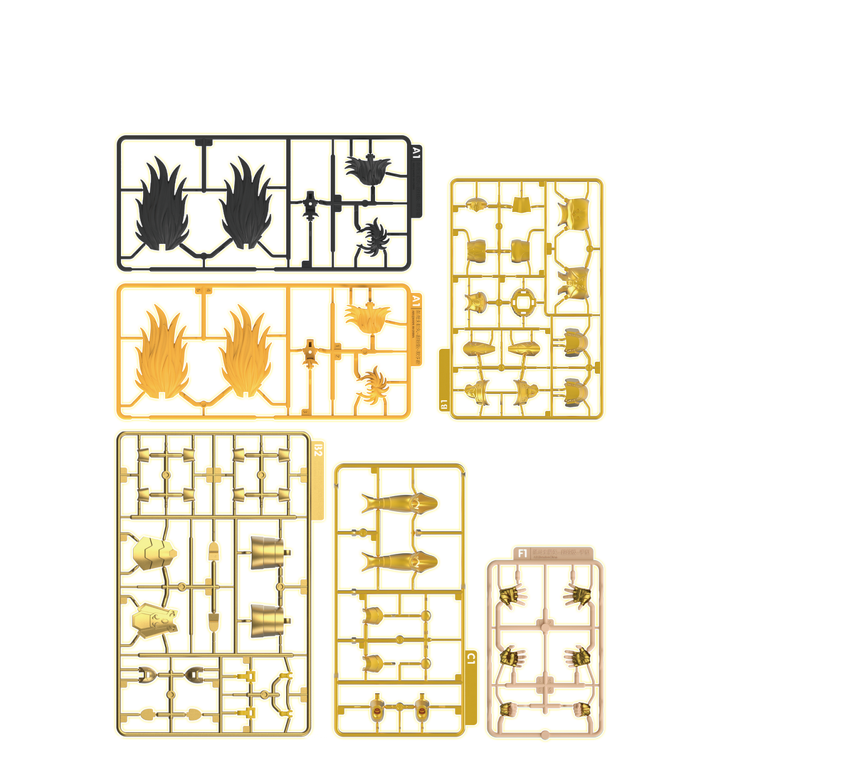 Gemini Saga Champion Class (Saint Seiya , Blokees) SEALED product image 2, provided for visual reference and product detail