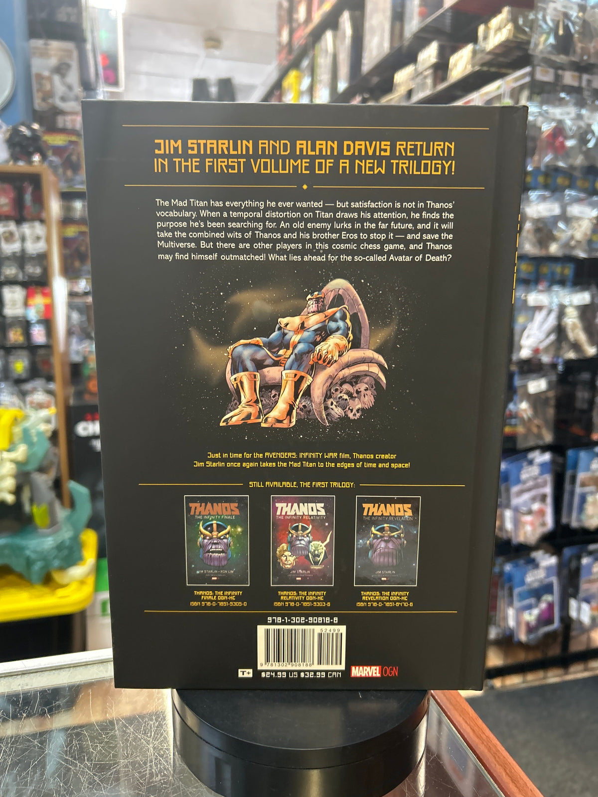 Thanos: Infinity Siblings Hardcover (Marvel, Comics) product image 3, provided for visual reference and product detail review