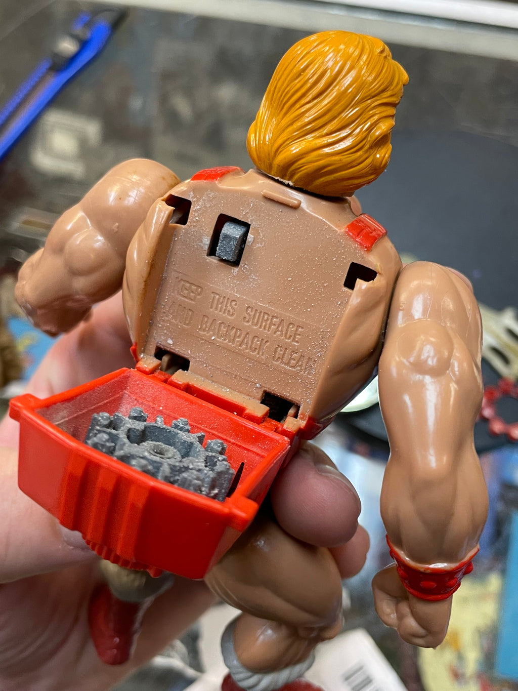 Thunder Punch He-Man 1273 (Vintage MOTU, Mattel) **COMPLETE** product image 9, provided for visual reference and product