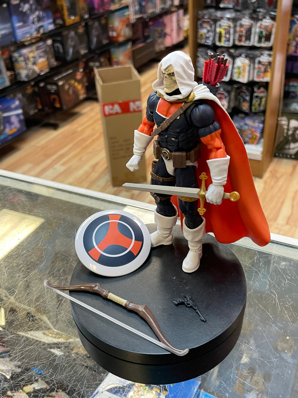 Taskmaster 85th Anniversary (Marvel Legends, Hasbro) INCOMPLETE product image 3, provided for visual reference and product