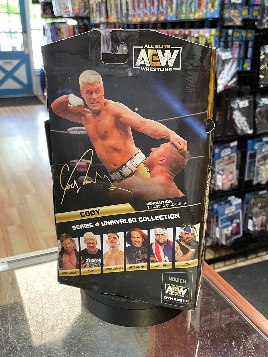 Cody Rhodes -Chase 1 of 1000- (AEW All Elite Wrestling, Jazwares) **SEALED** product image 4, provided for visual reference
