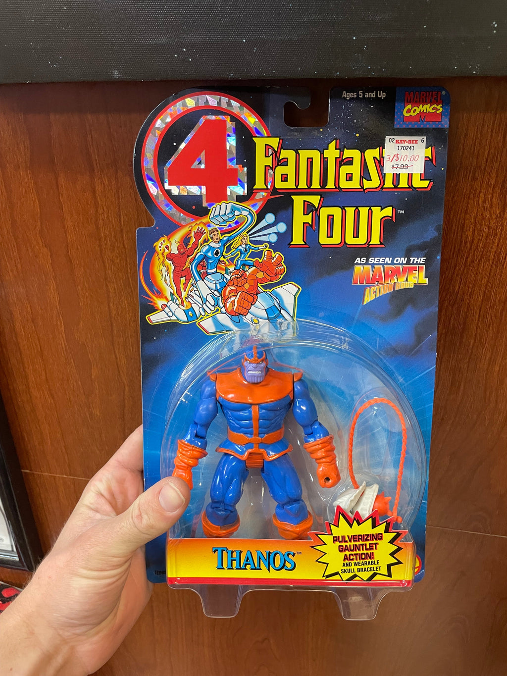 Thanos (Toybiz, Vintage Fantastic Four, Marvel) SEALED product image 3, provided for visual reference and product detail