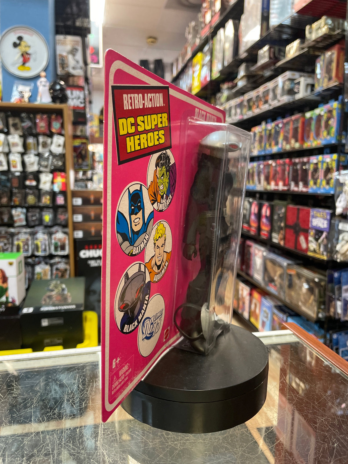 Retro Action Black Manta (Mattel, Dc Super Heroes) **SEALED** product image 2, provided for visual reference and product