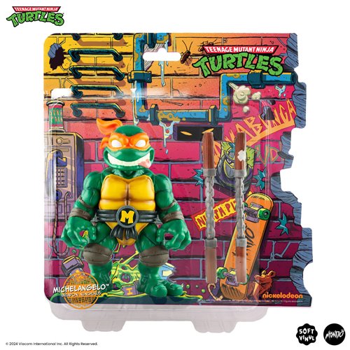 Michelangelo Soft Vinyl (Mondo, TMNT Ninja Turtles) product image 1, provided for visual reference and product detail review