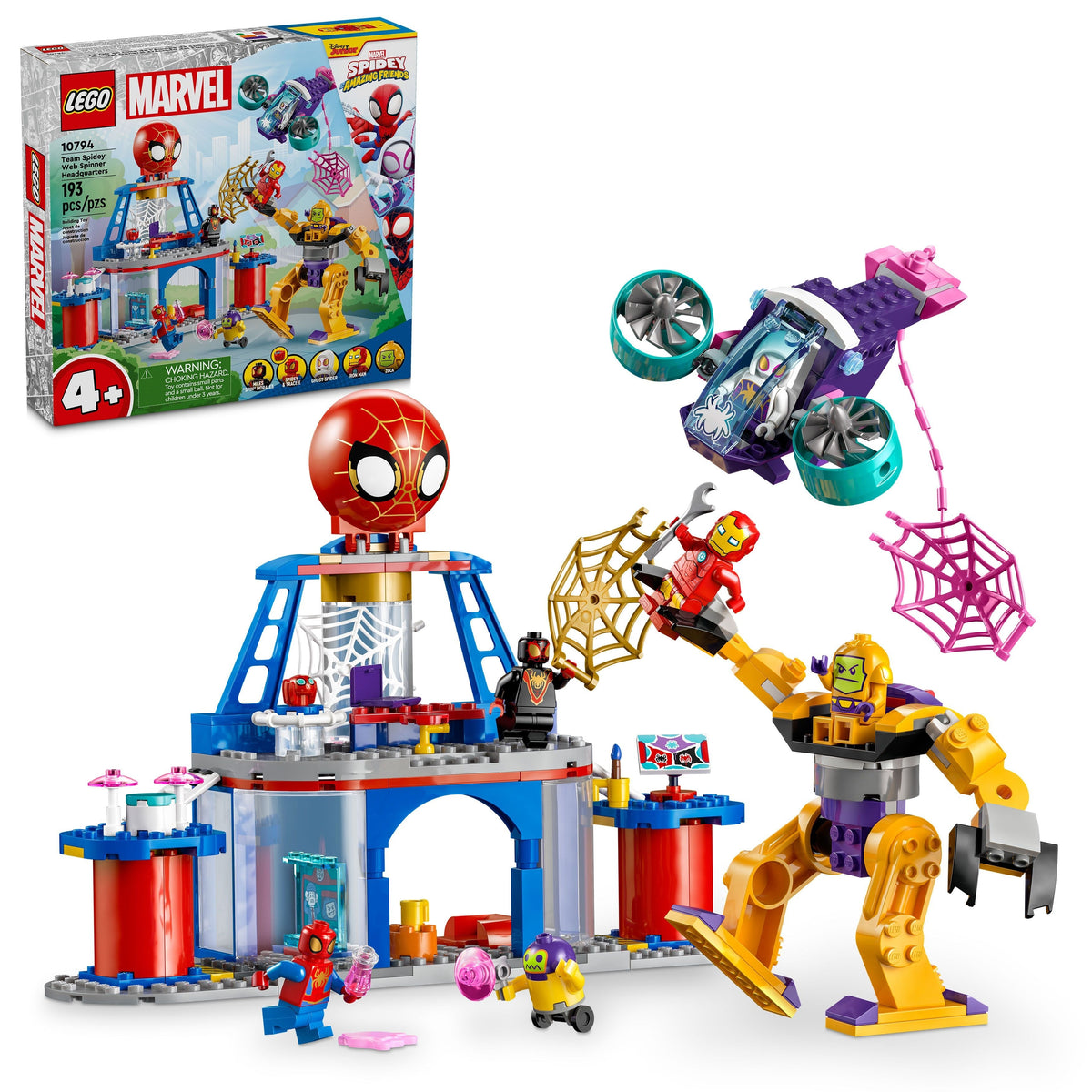 10794 Team Spidey Web Spinner Headquarters product image 1, provided for visual reference and product detail review