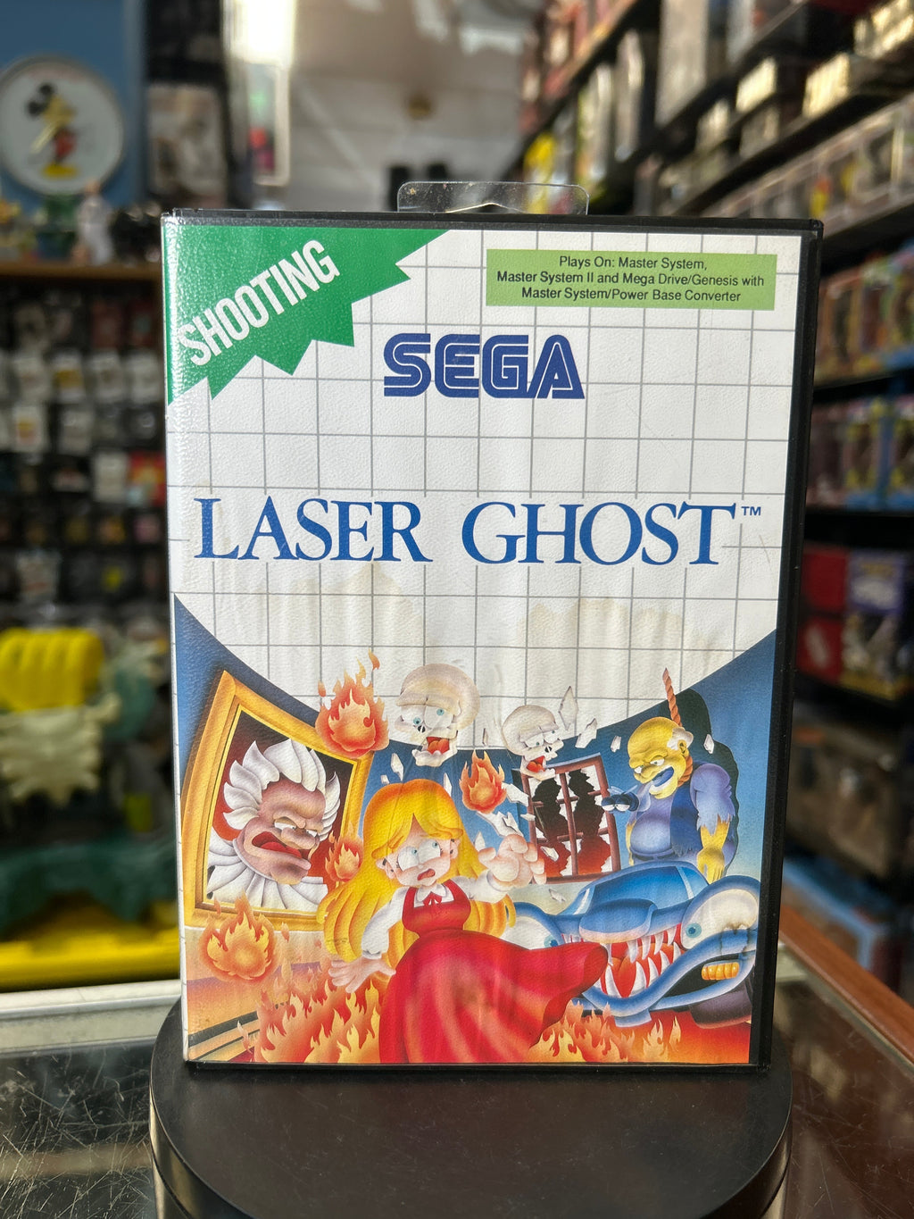 Laser Ghost 0820 (SEGA Master System SMS, Video Games) **COMPLETE** product image 5, provided for visual reference and