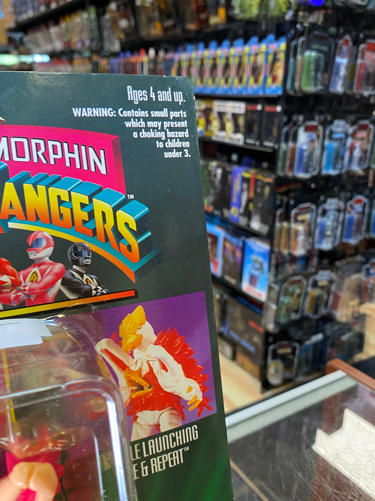 Pete & Repeat Evil Space Aliens (Vintage MMPR Power Rangers, Bandai) SEALED product image 12, provided for visual reference