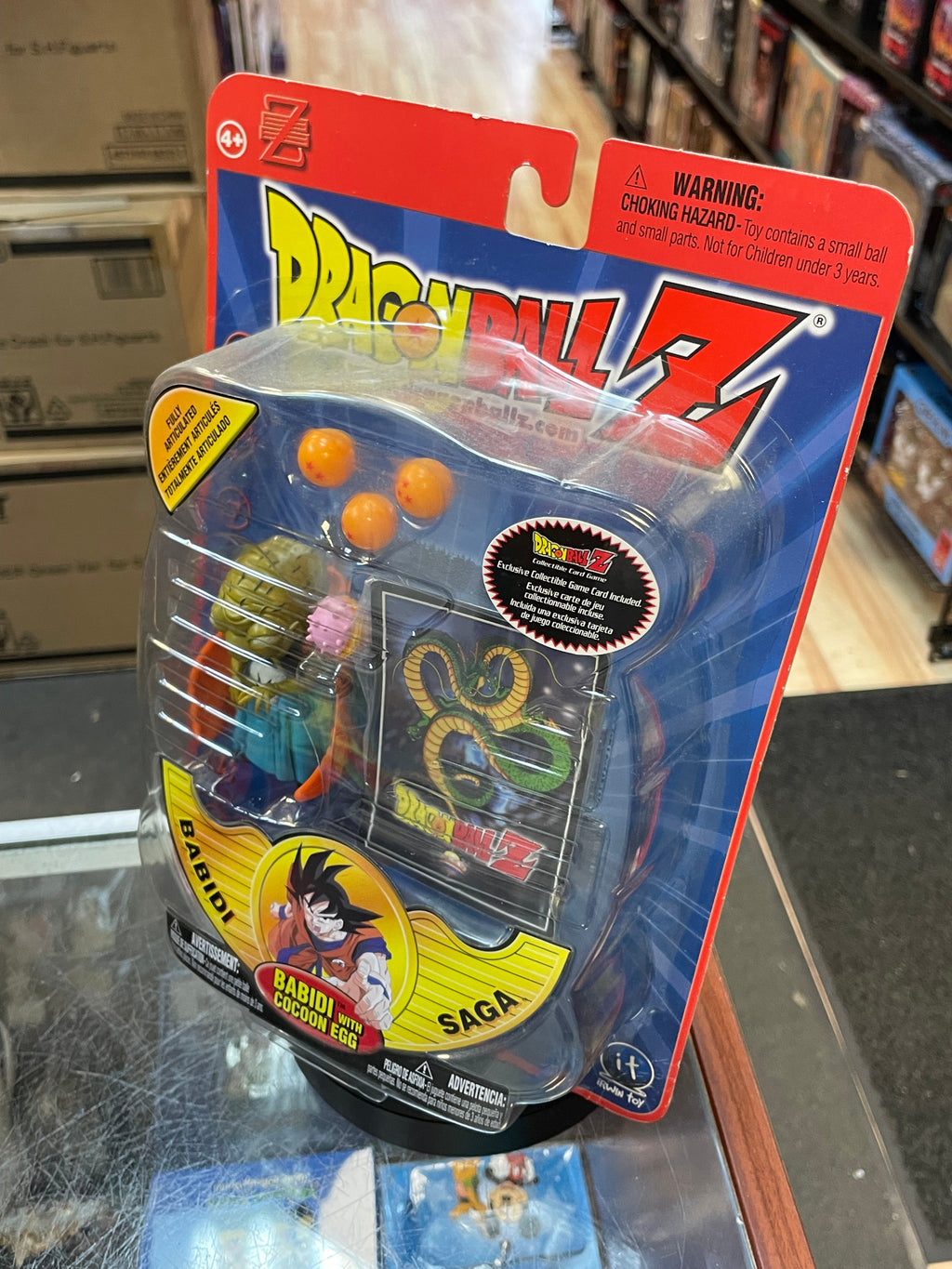 Babidi with Cocoon Egg (Vintage Dragon Ball Z, Irwin Toys) SEALED product image 2, provided for visual reference and product