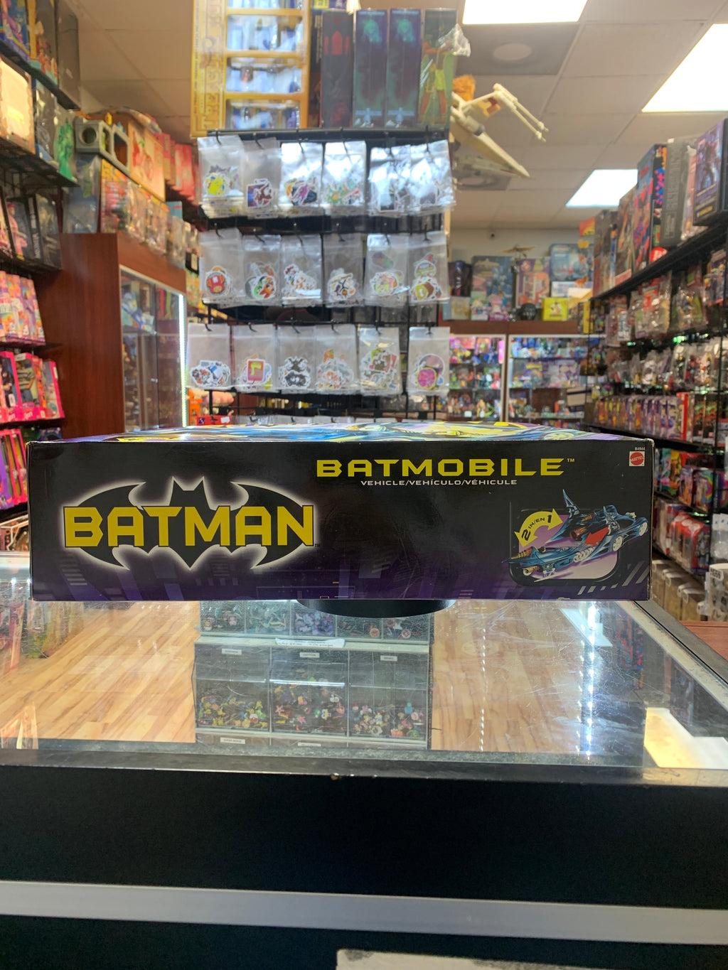 Batmobile 2 in 1 with Motorcycle (Mattel, DC Batman) **SEALED** product image 6, provided for visual reference and product