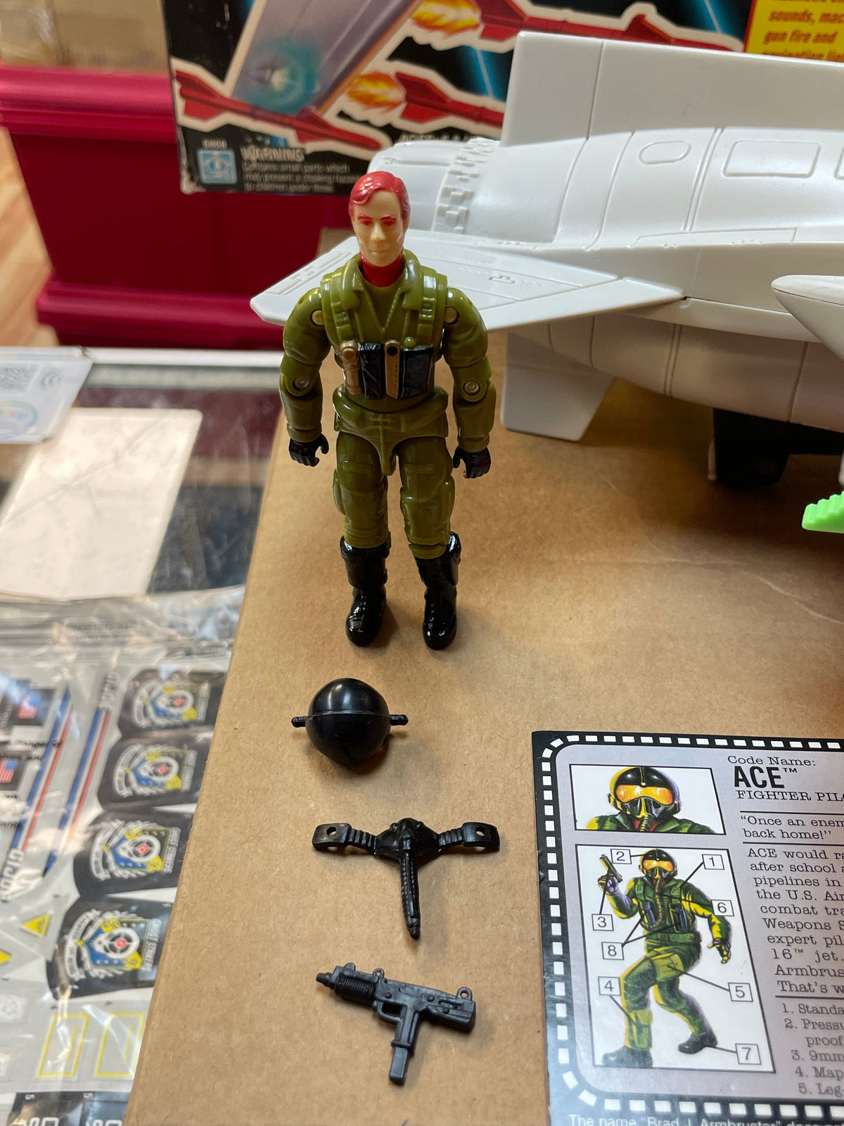 Ghoststriker X-16 with Box (Vintage GI Joe, Hasbro) **COMPLETE** product image 2, provided for visual reference and product