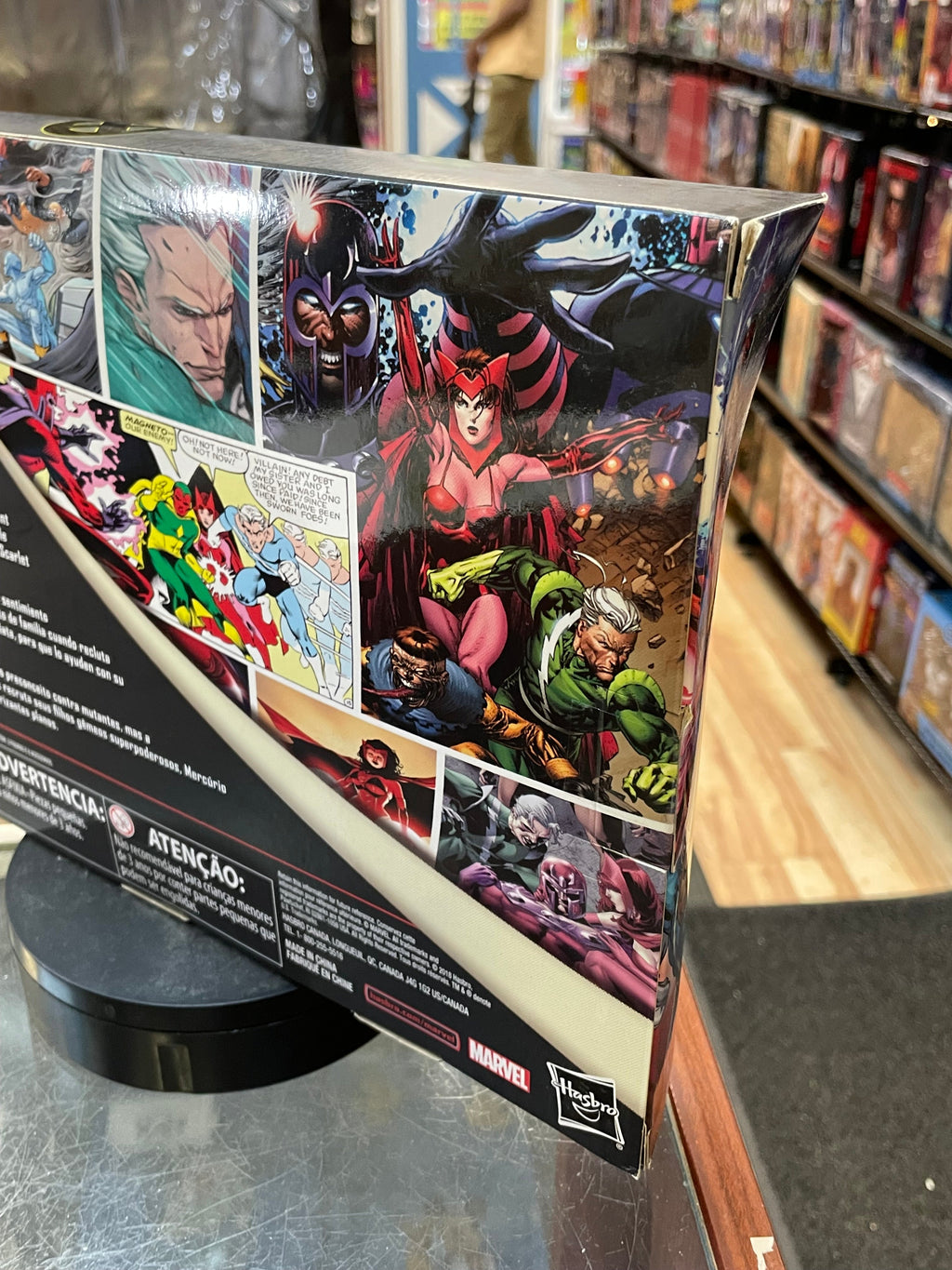 XMen -Quicksilver Magneto Scarlet- (Marvel Legends, Hasbro) *SEALED* product image 3, provided for visual reference and