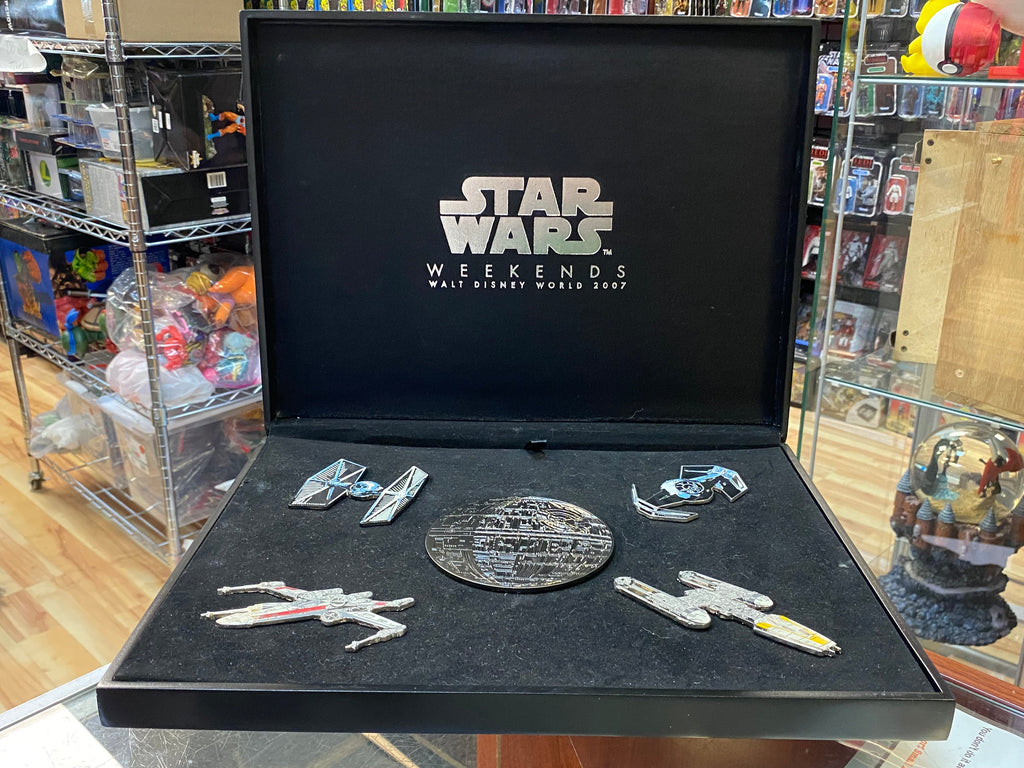 Star Wars Weekend 2007 DeathStar Set (Disney, Pin Traders) LE 500 product image 1, provided for visual reference and product
