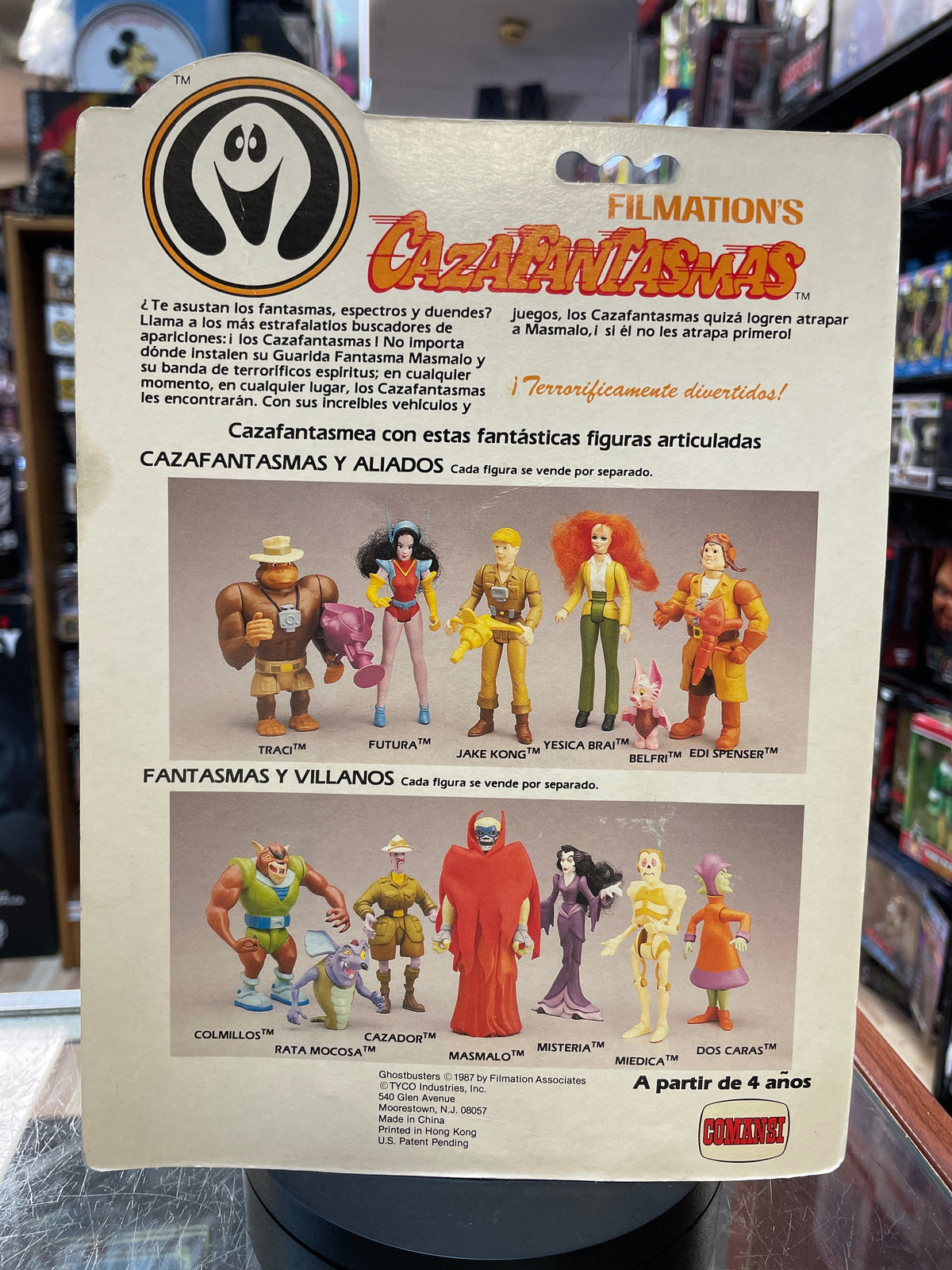 Futura (Vintage Filmation Ghostbuster, Comansi) **SEALED** product image 5, provided for visual reference and product detail