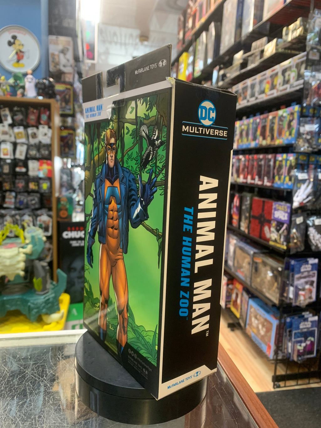 Animal Man -Gold Label- (DC Multiverse, McFarlane) **SEALED** product image 3, provided for visual reference and product