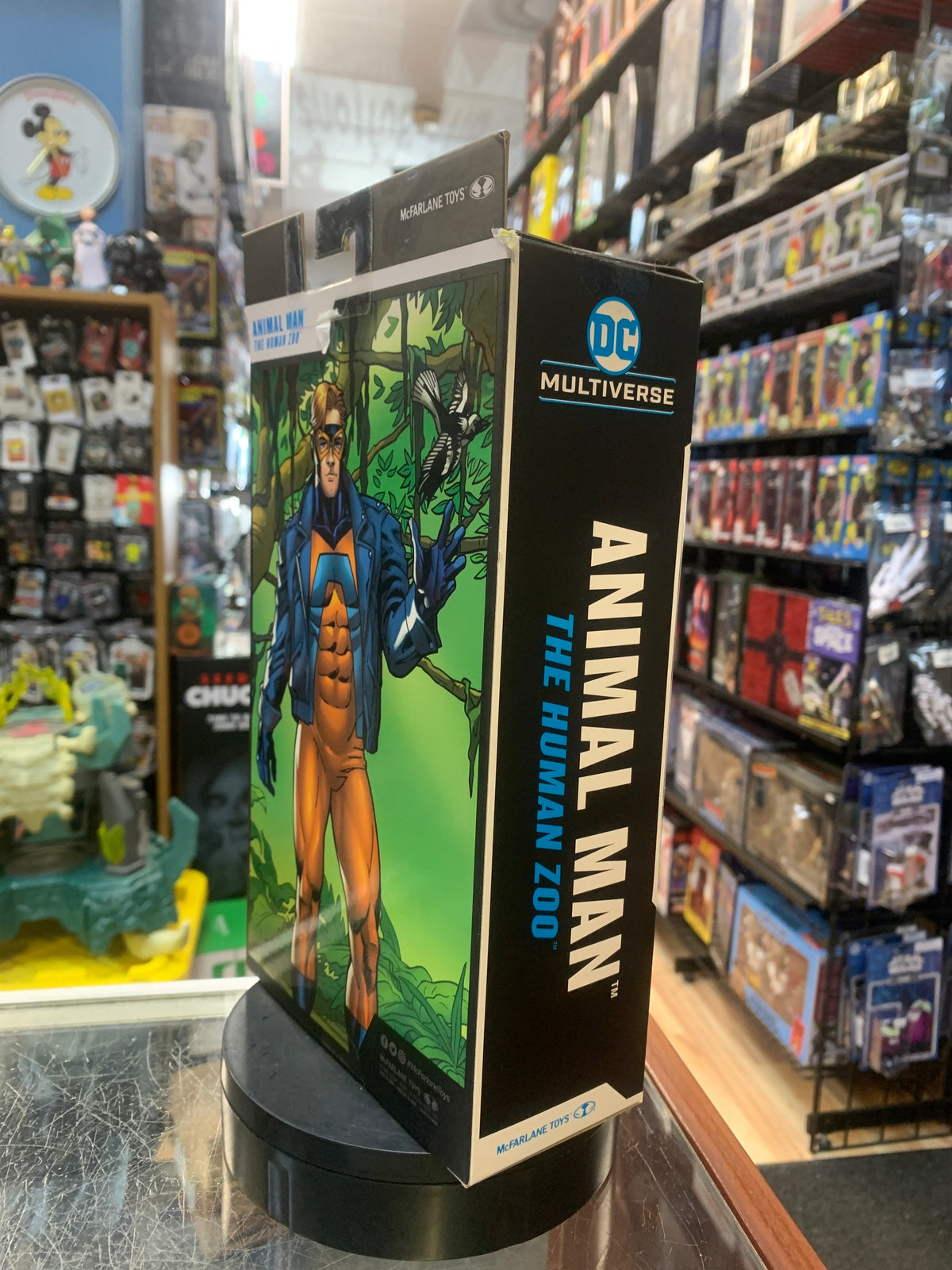 Animal Man -Gold Label- (DC Multiverse, McFarlane) **SEALED** product image 3, provided for visual reference and product