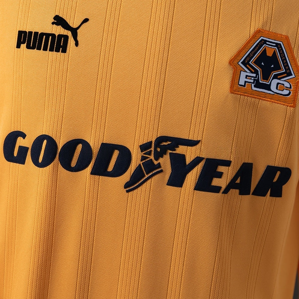 Retro Wolves Home Jersey 1998-99 Long Sleeves Football Kit product image 6