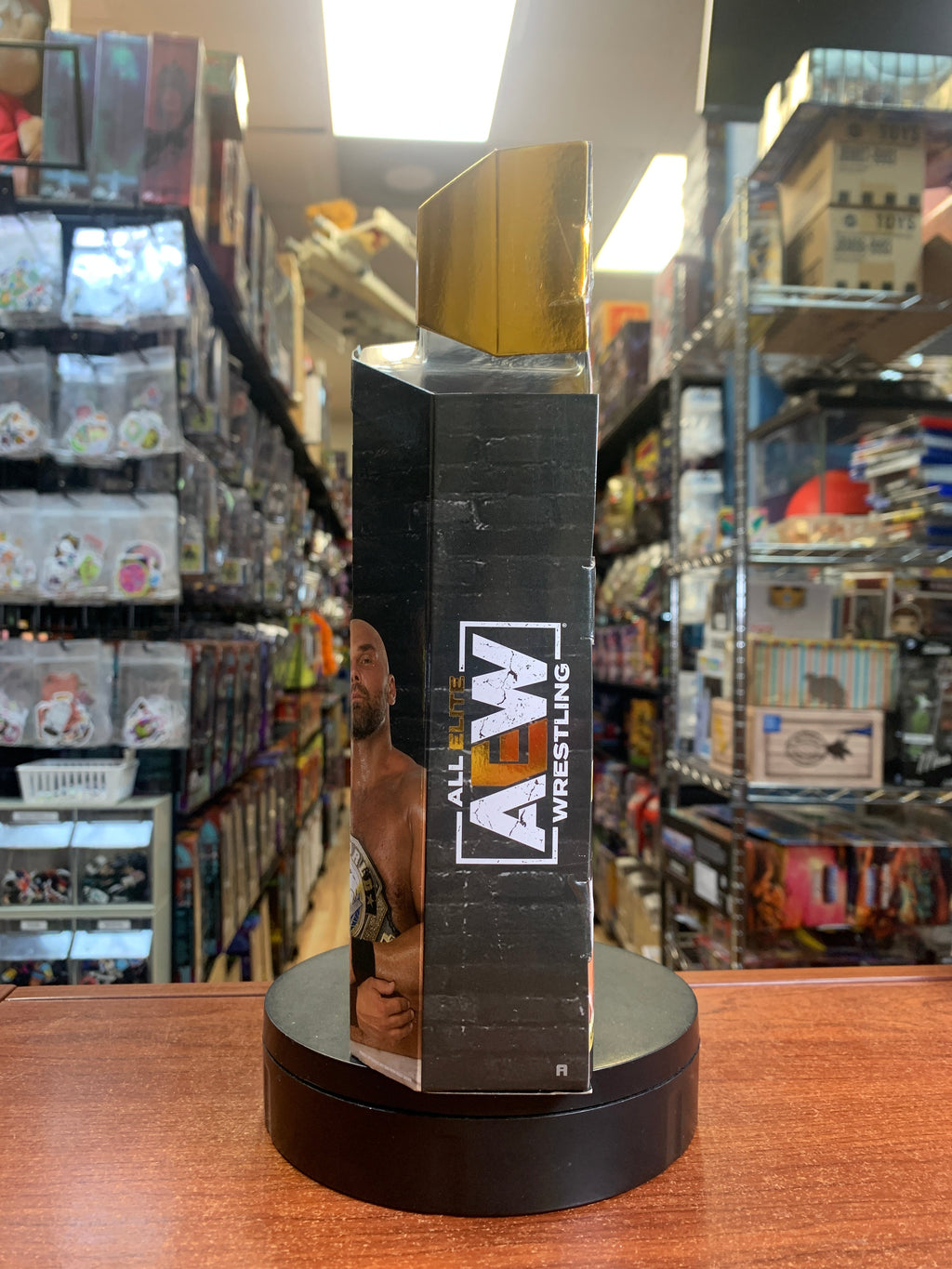 Unpainted Dax Hardwood #57 **ERROR** (All Elite Wrestling AEW, Jazwares) **SEALED** product image 5, provided for visual