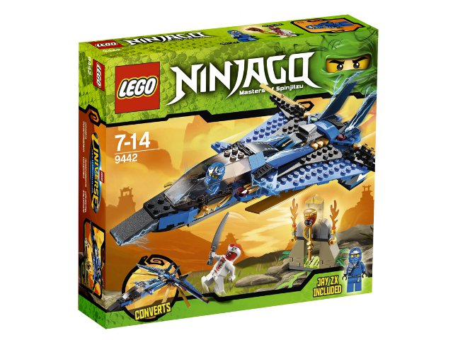 9442 LEGO Ninjago: Jay's Storm Fighter (Retired) (Certified Complete) product image 1, provided for visual reference and