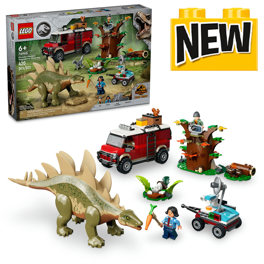 76965 LEGO Dinosaur Missions: Stegosaurus Discovery product image 1, provided for visual reference and product detail review