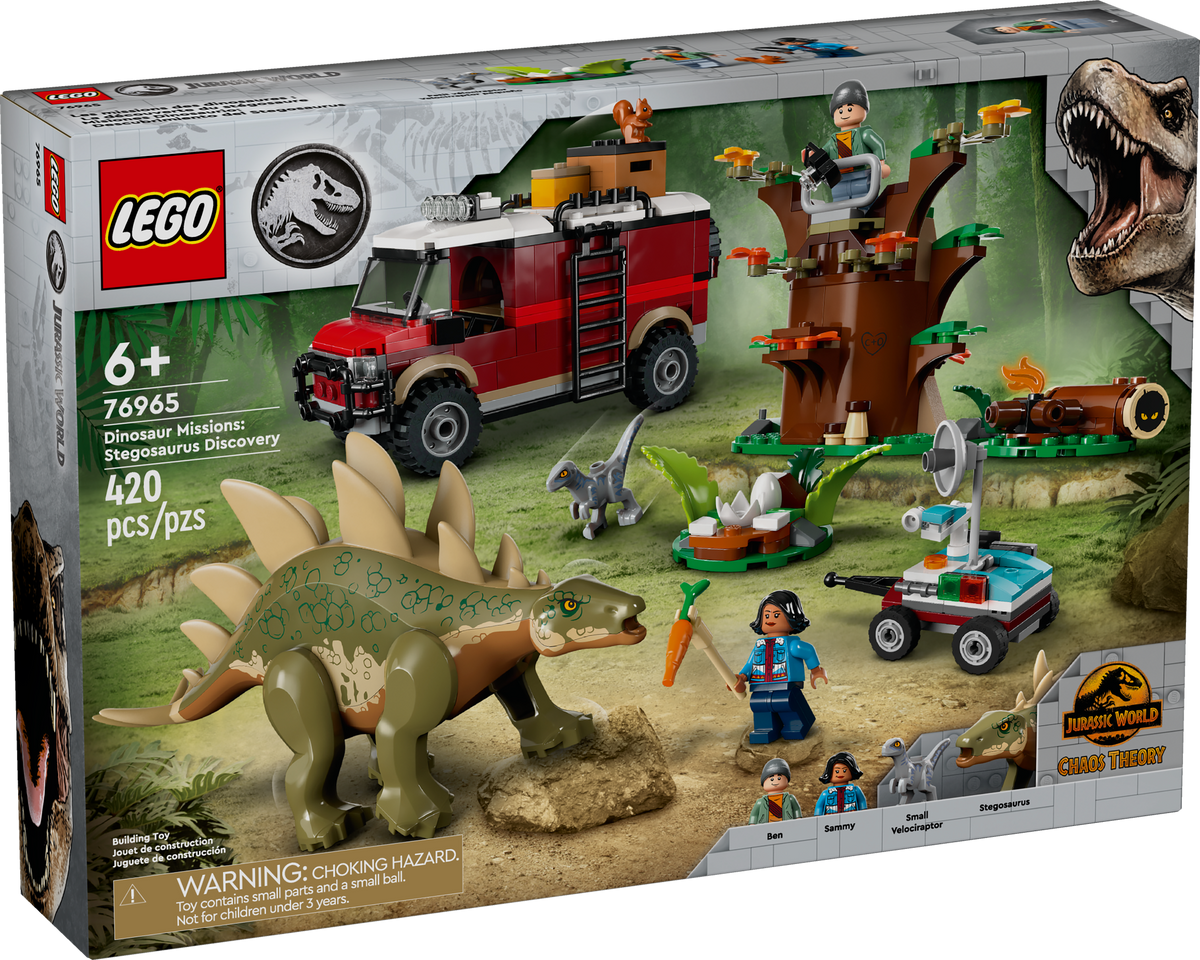 76965 LEGO Dinosaur Missions: Stegosaurus Discovery product image 3, provided for visual reference and product detail review
