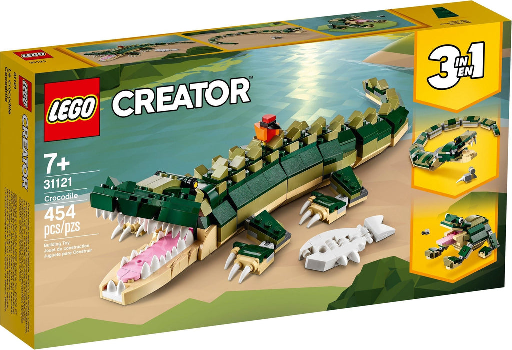 31121 LEGO Creator 3 in 1 Crocodile (Retired) (Certified Complete) product image 3, provided for visual reference and