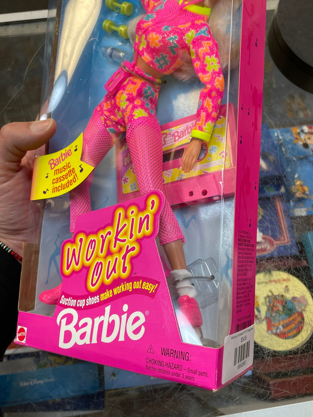 Working Out Barbie #17317 (Vintage Barbie, Mattel) **SEALED** product image 9, provided for visual reference and product