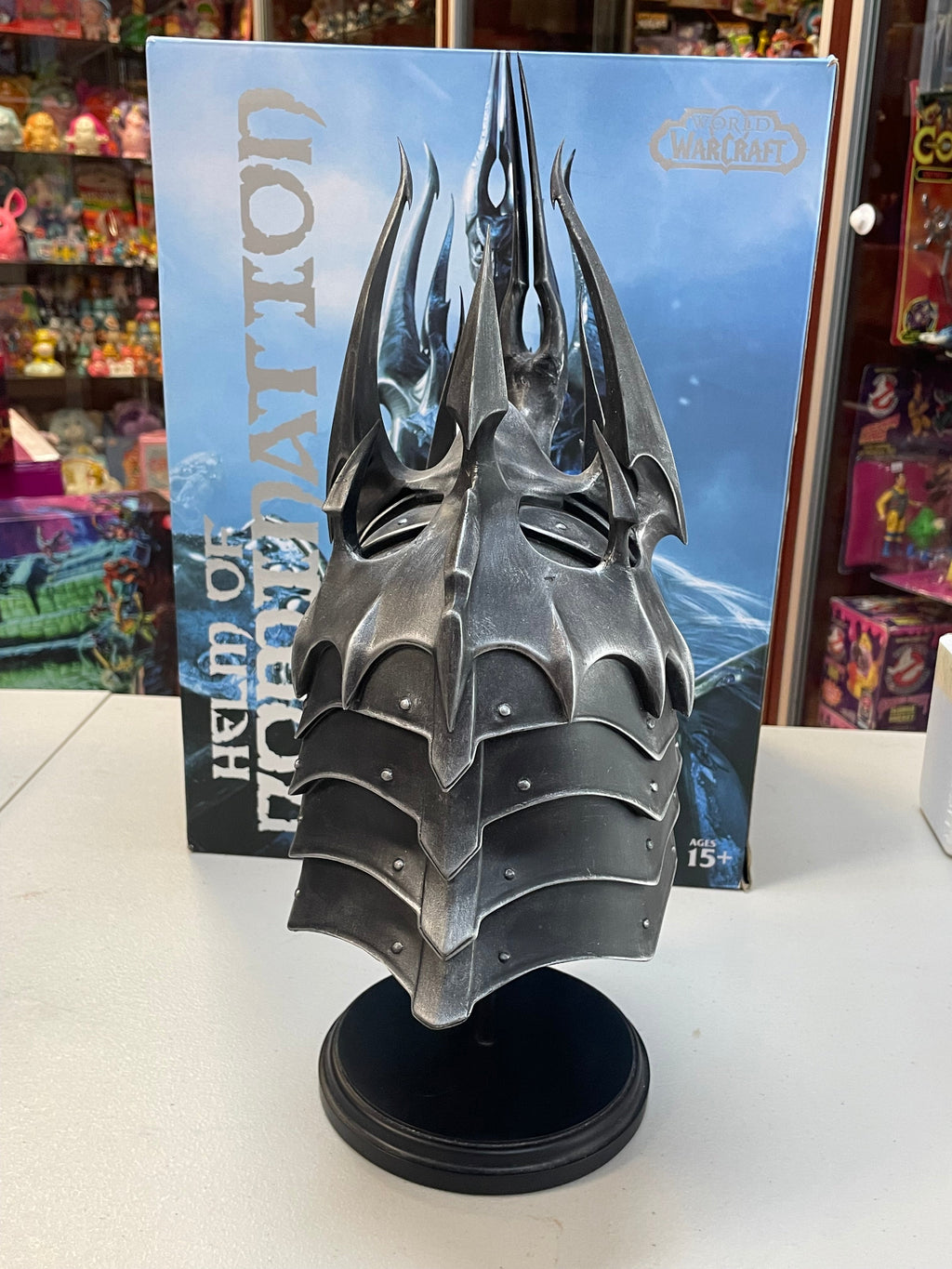 Helm of Domination Lich King Statue (Blizzard, World Of Warcraft) OPEN BOX product image 8, provided for visual reference