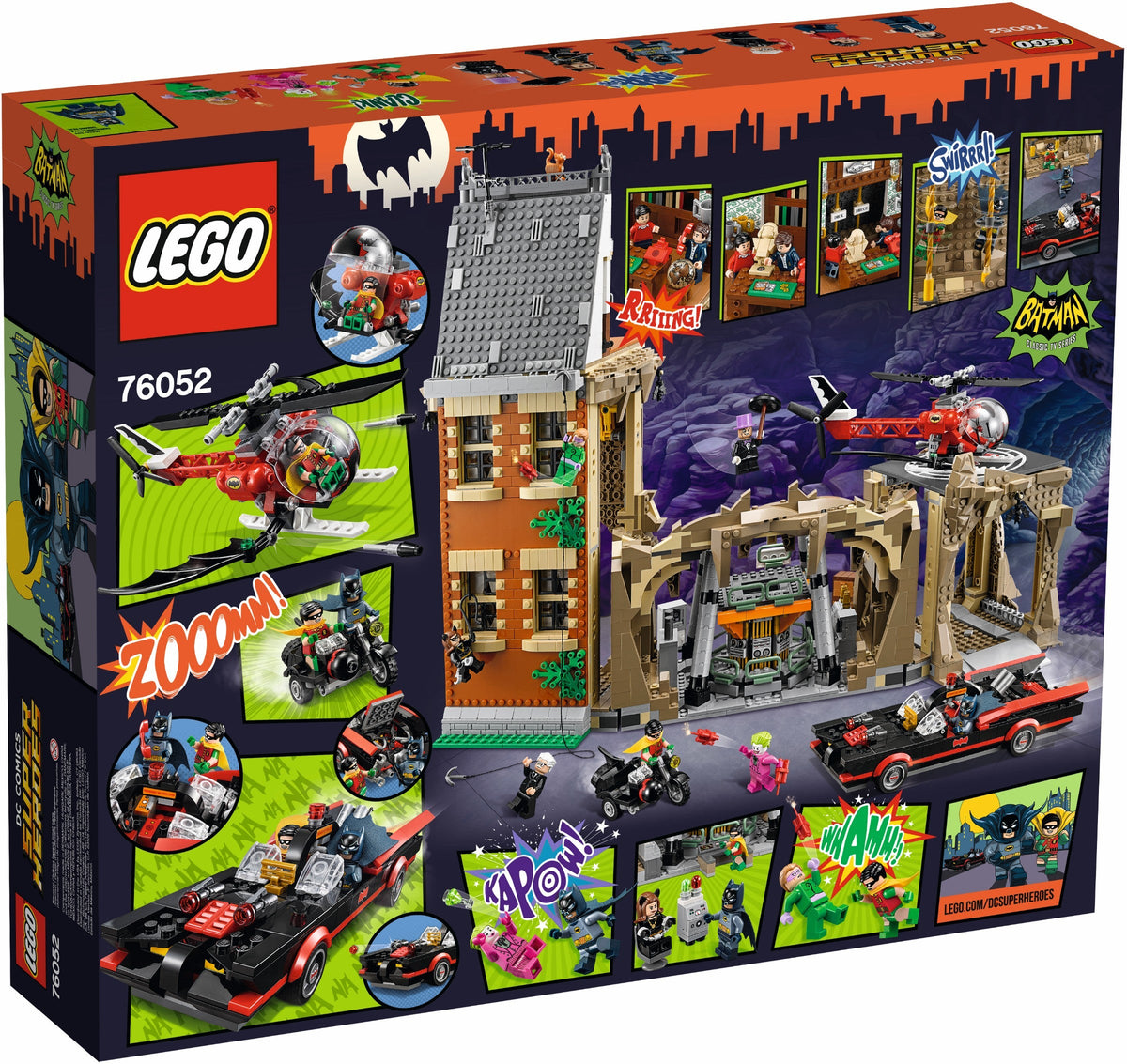 76052 LEGO Batman: Batman Classic TV Series - Batcave (Retired) (Certified Complete) product image 3, provided for visual