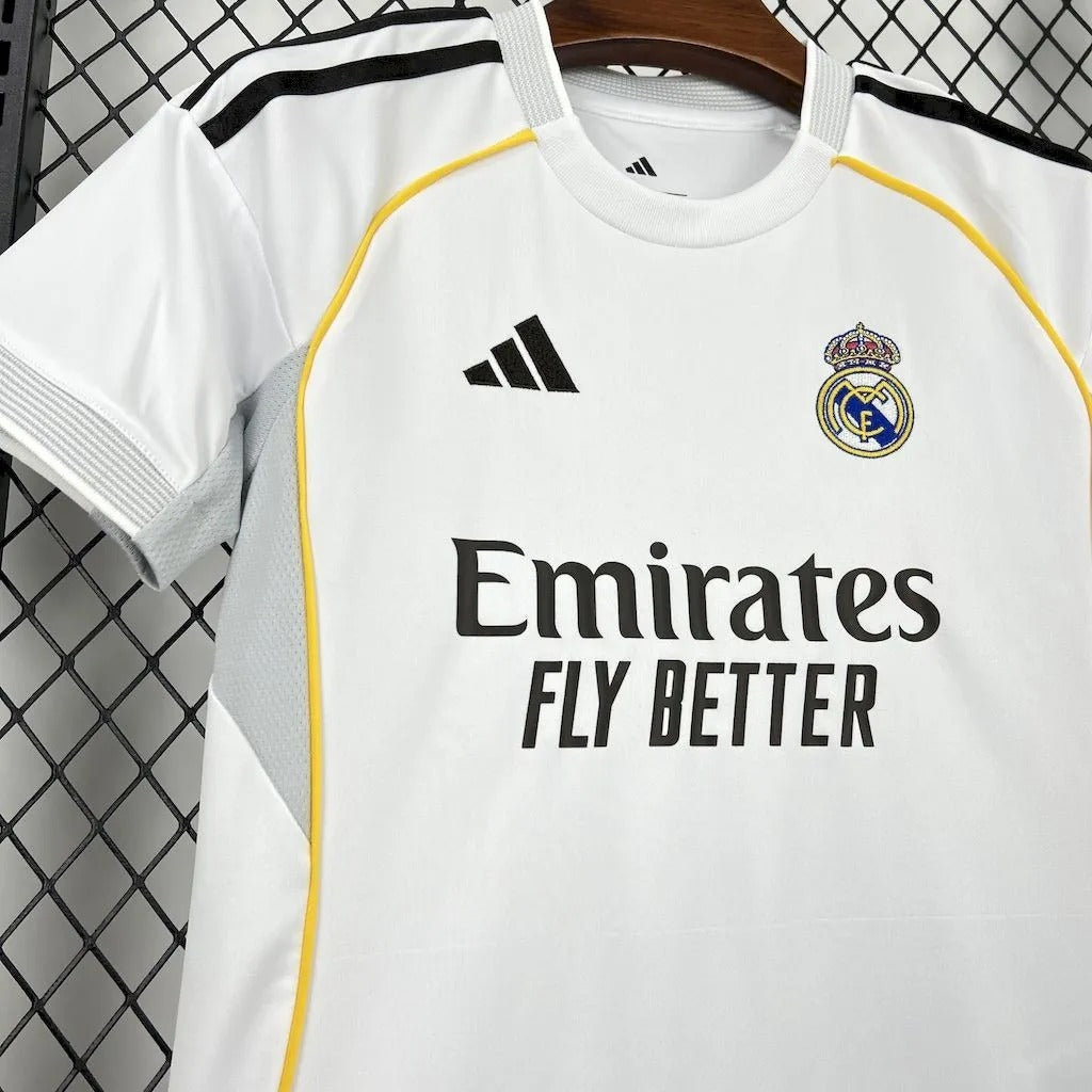 Kids Real Madrid Home Jersey 25/26 Football Kit Soccer product image 2