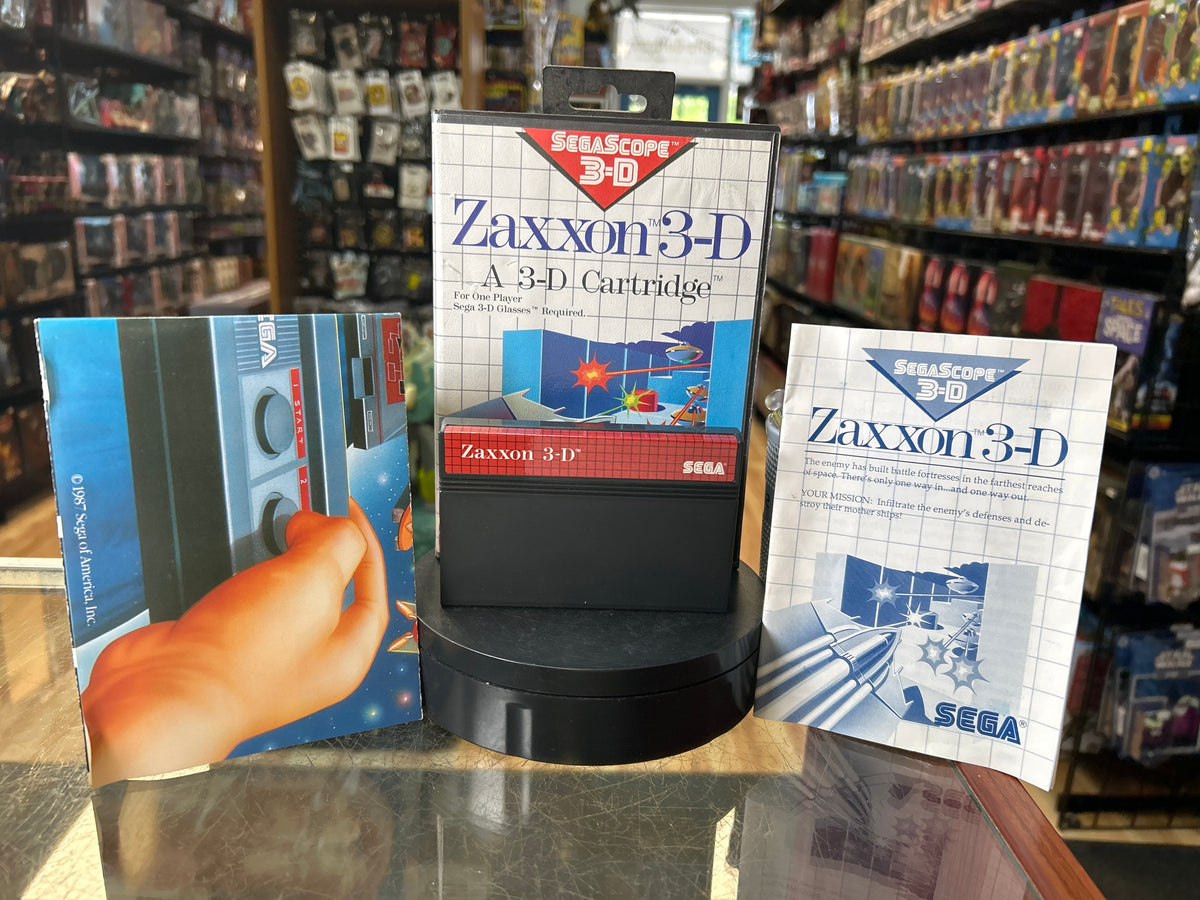 Zaxxon 3D 0844 (SEGA Master System SMS, Video Games) **COMPLETE** product image 1, provided for visual reference and product