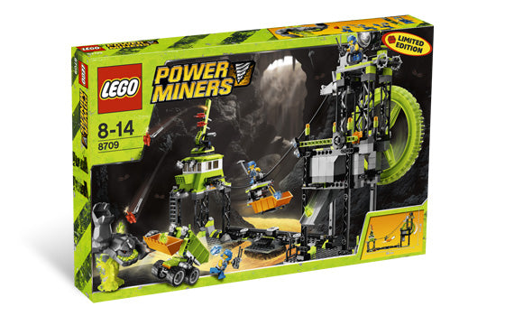 8709 LEGO Power Miners: Underground Mining Station (Retired) (New Sealed) product image 1, provided for visual reference and
