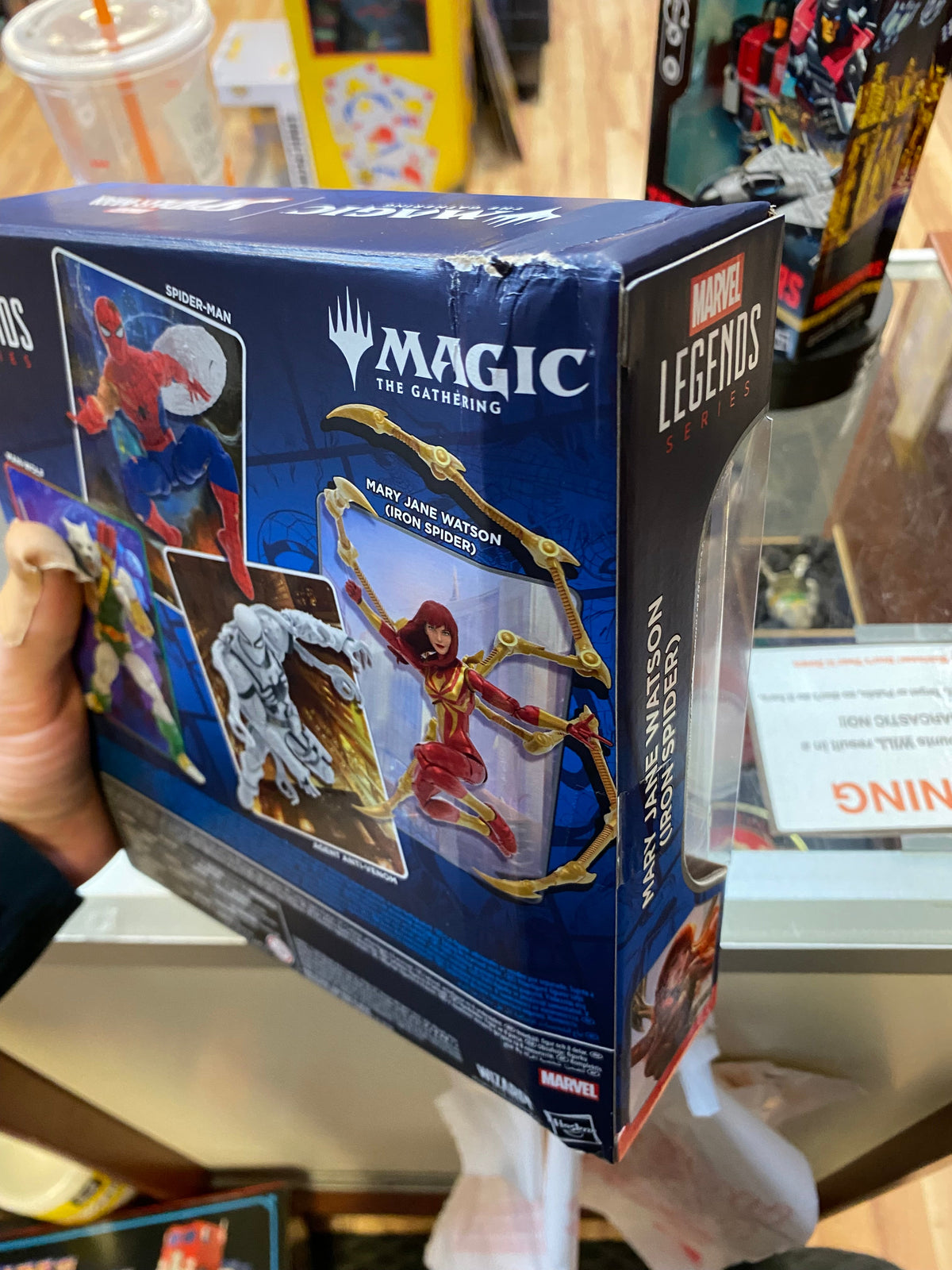 Mary Jane Watson Iron Spider (Marvel Legends, Magic The Gathering, Hasbro) SEALED product image 6, provided for visual
