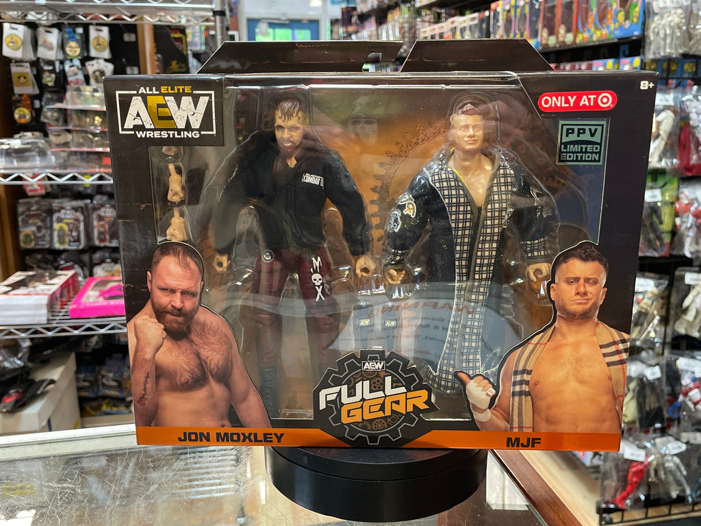 Full Gear: Jon Moxley & MJF (AEW Unmatched Collection, Jazwares) SEALED product image 1, provided for visual reference and
