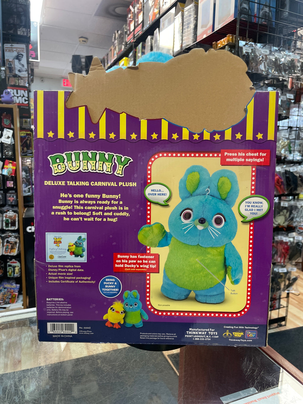 Bunny & Ducky Plush(Thinkway, Toy Story, Mattel) **NEW** product image 4, provided for visual reference and product detail