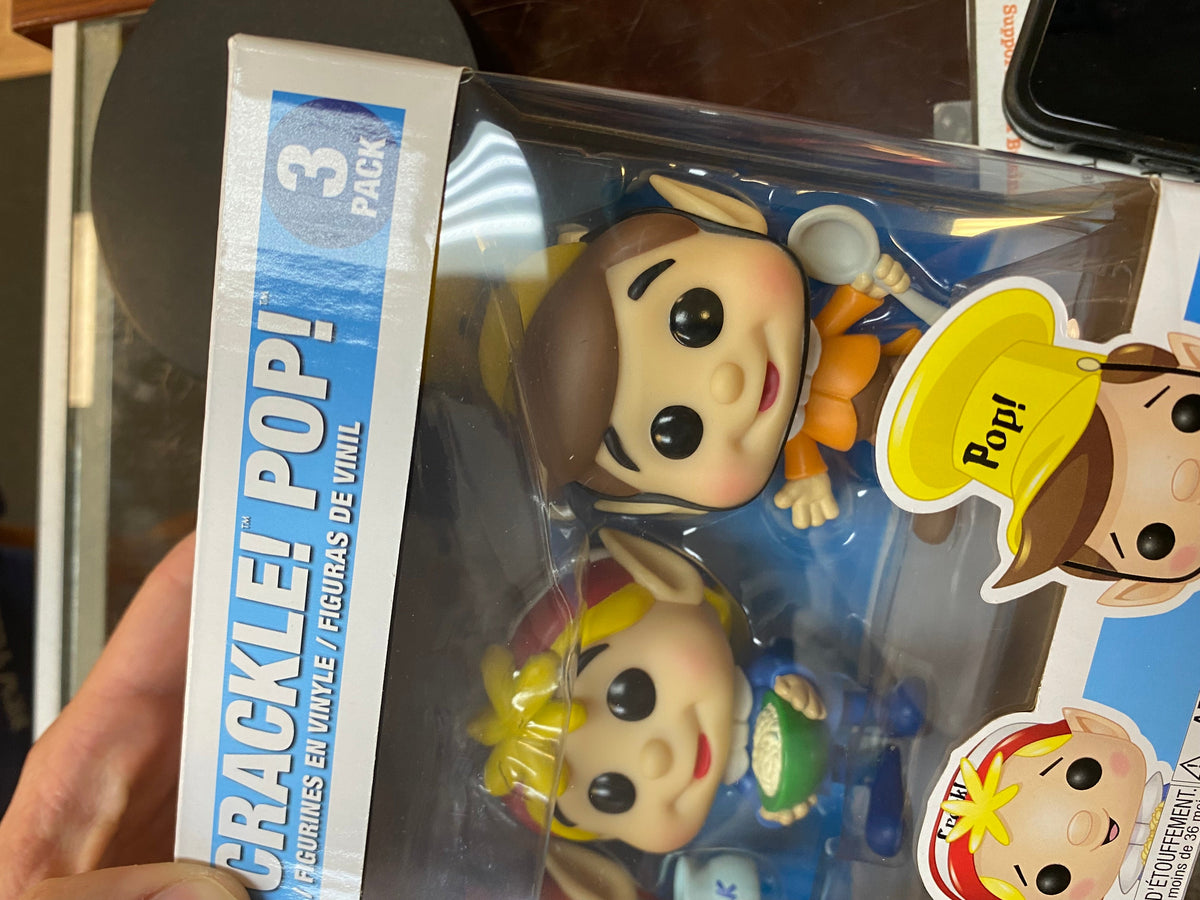 Snap Crack Pop Rice Krispies 3 Pack (Funko Pop, Ad Icons) EXCLUSIVE product image 6, provided for visual reference and