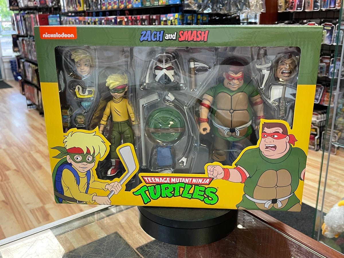 Zach & Smash (TMNT Ninja Turtles, NECA) **SEALED** product image 1, provided for visual reference and product detail review