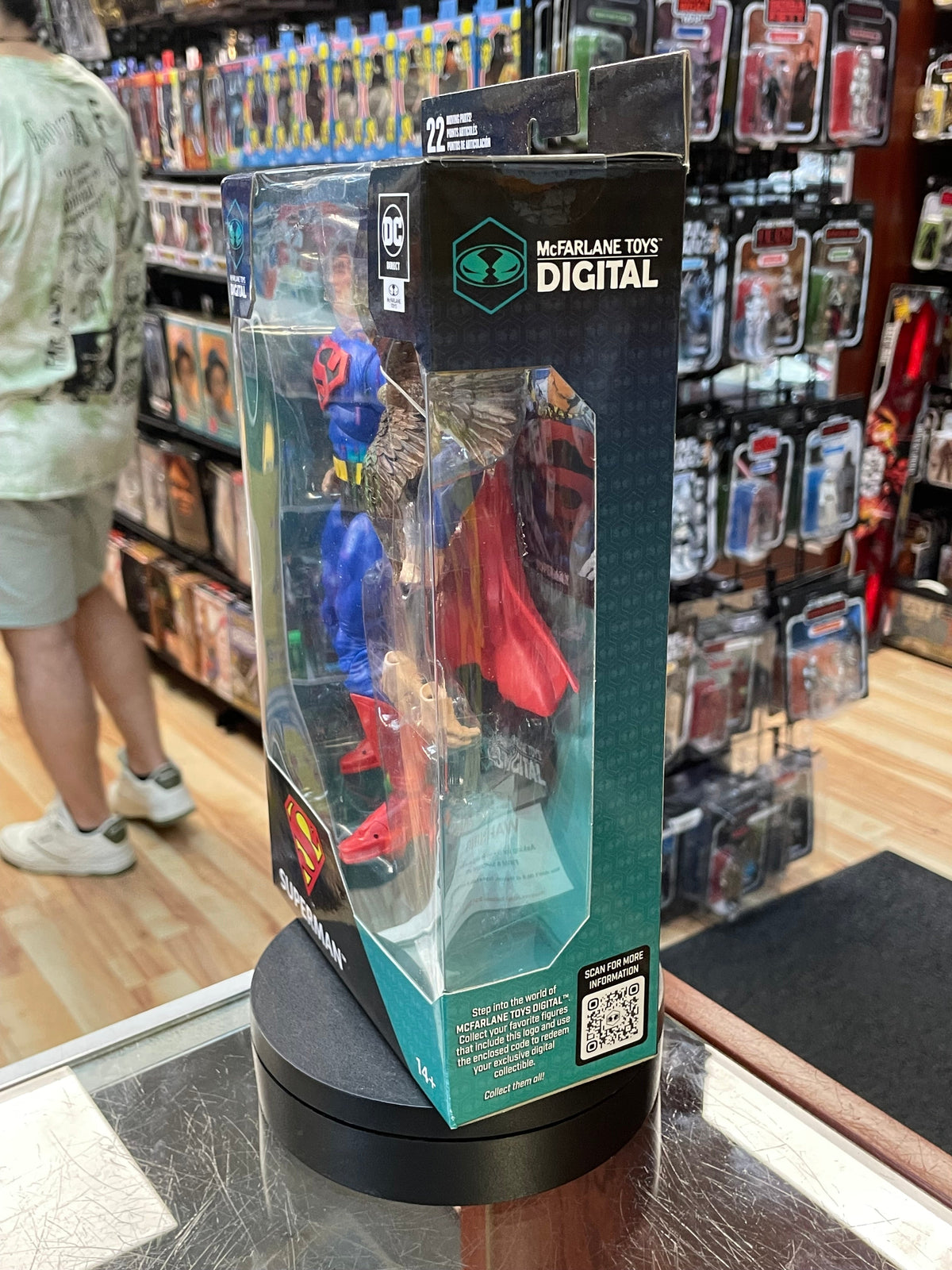 Superman Digital (DC Multiverse, McFarlane) SEALED product image 2, provided for visual reference and product detail review