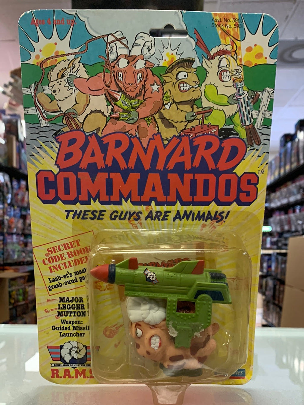 R.A.M.S (Vintage Barnyard Commandos, Playmates) product image 1, provided for visual reference and product detail review