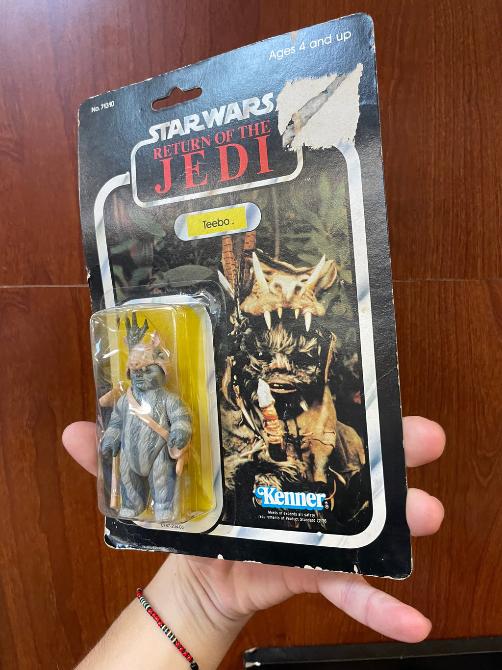 Teebo ROTJ 77 Back 0473 (Vintage Star Wars, Kenner) **SEALED** product image 7, provided for visual reference and product