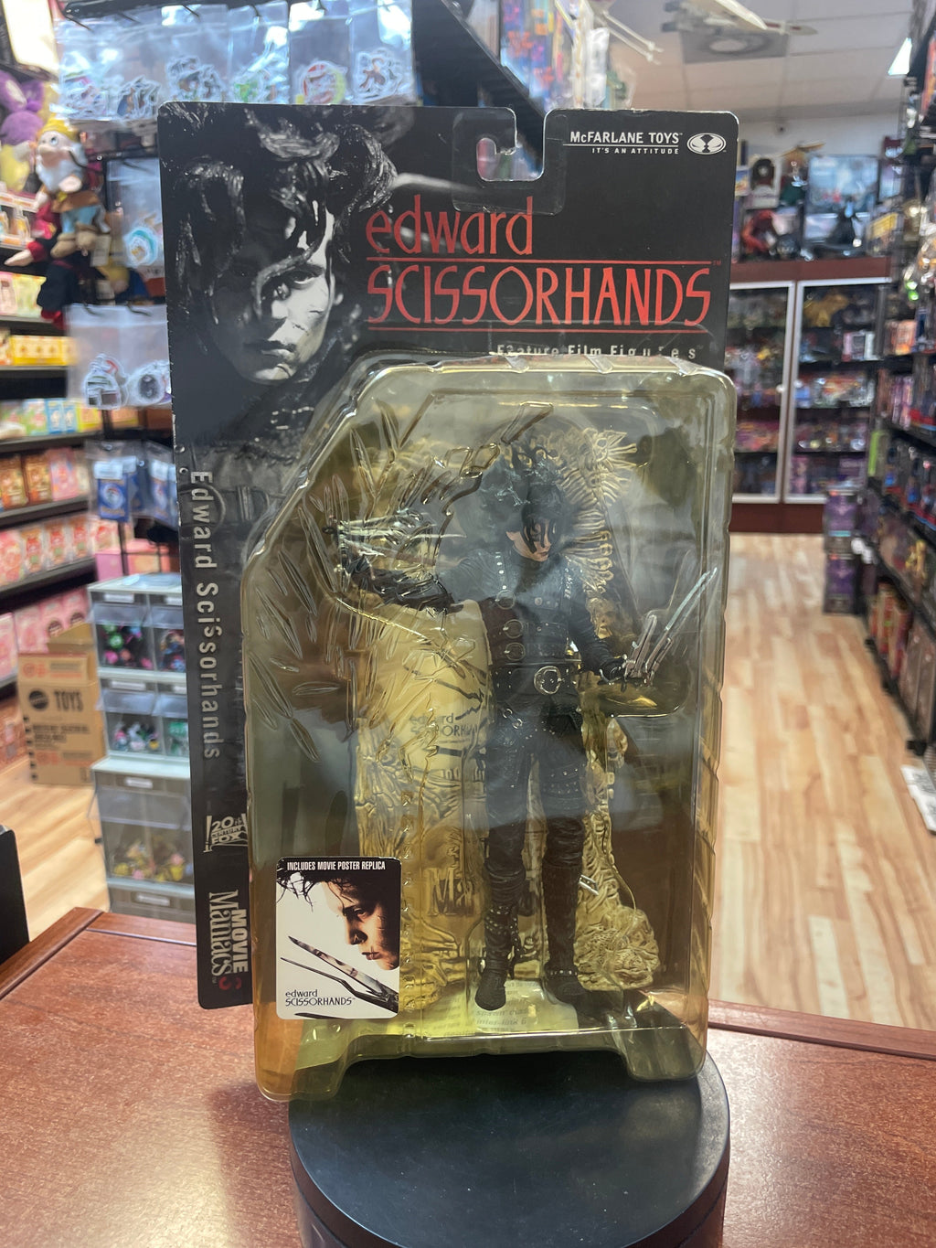 Edward Scissorhands (McFarlane Toys, Movie Maniacs) **SEALED** product image 1, provided for visual reference and product