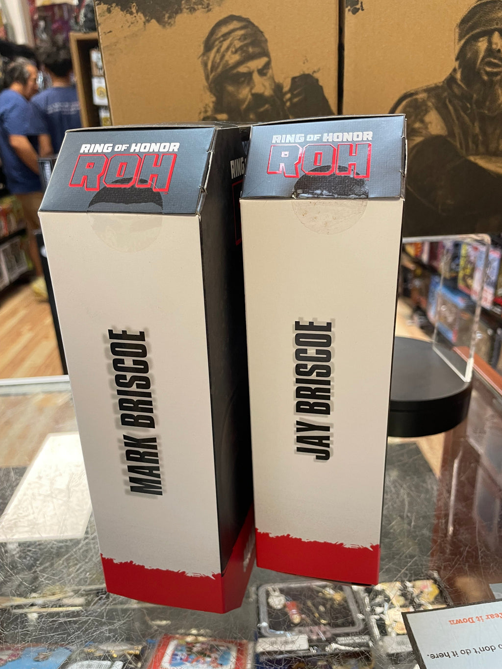 Mark & Jay Briscoe ROH (AEW Wrestling, Jazwares) **SEALED** product image 5, provided for visual reference and product