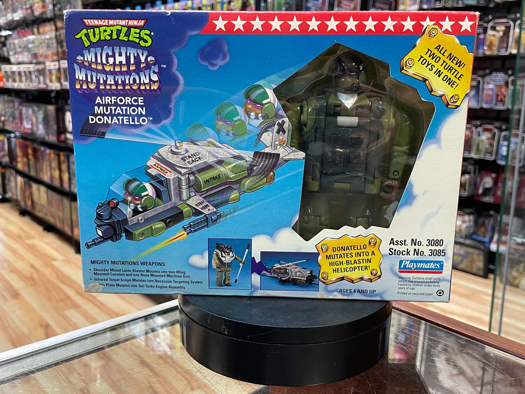 Air Force Mutation Donatello (Vintage Teenage Ninja Turtles Mighty Mutations, TMNT Playmates) SEALED product image 1,